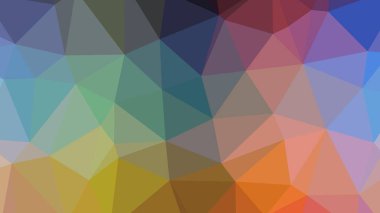 Renkli, üç taraflı düşük Poli, mozaik desen arka plan, vektör poligonal şekil grafiği, degrade, racio 1:1,777 Ultra Hd, 8 k ile Origami tarzı
