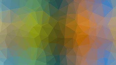 Renkli, üç taraflı düşük Poli, mozaik desen arka plan, vektör poligonal şekil grafiği, degrade, racio 1:1,777 Ultra Hd, 8 k ile Origami tarzı