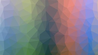 Renkli, üç taraflı düşük Poli, mozaik desen arka plan, vektör poligonal şekil grafiği, degrade, racio 1:1,777 Ultra Hd, 8 k ile Origami tarzı