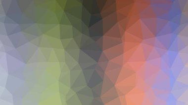 Renkli, üç taraflı düşük Poli, mozaik desen arka plan, vektör poligonal şekil grafiği, degrade, racio 1:1,777 Ultra Hd, 8 k ile Origami tarzı