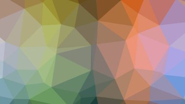 Renkli, üç taraflı düşük Poli, mozaik desen arka plan, vektör poligonal şekil grafiği, degrade, racio 1:1,777 Ultra Hd, 8 k ile Origami tarzı