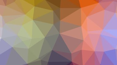 Renkli, üç taraflı düşük Poli, mozaik desen arka plan, vektör poligonal şekil grafiği, degrade, racio 1:1,777 Ultra Hd, 8 k ile Origami tarzı