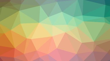 Renkli, üç taraflı düşük Poli, mozaik desen arka plan, vektör poligonal şekil grafiği, degrade, racio 1:1,777 Ultra Hd, 8 k ile Origami tarzı