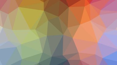 Renkli, üç taraflı düşük Poli, mozaik desen arka plan, vektör poligonal şekil grafiği, degrade, racio 1:1,777 Ultra Hd, 8 k ile Origami tarzı