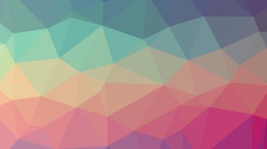Renkli, üç taraflı düşük Poli, mozaik desen arka plan, vektör poligonal şekil grafiği, degrade, racio 1:1,777 Ultra Hd, 8 k ile Origami tarzı