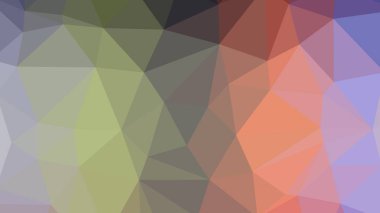 Renkli, üç taraflı düşük Poli, mozaik desen arka plan, vektör poligonal şekil grafiği, degrade, racio 1:1,777 Ultra Hd, 8 k ile Origami tarzı