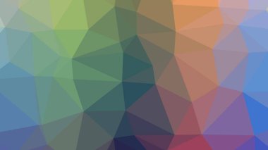 Renkli, üç taraflı düşük Poli, mozaik desen arka plan, vektör poligonal şekil grafiği, degrade, racio 1:1,777 Ultra Hd, 8 k ile Origami tarzı