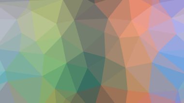 Renkli, üç taraflı düşük Poli, mozaik desen arka plan, vektör poligonal şekil grafiği, degrade, racio 1:1,777 Ultra Hd, 8 k ile Origami tarzı