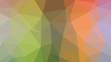 Renkli, üç taraflı düşük Poli, mozaik desen arka plan, vektör poligonal şekil grafiği, degrade, racio 1:1,777 Ultra Hd, 8 k ile Origami tarzı