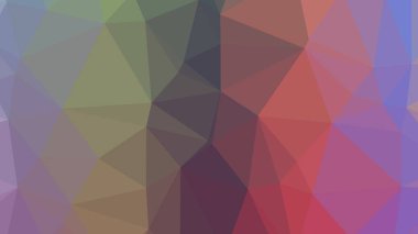 Renkli, üç taraflı düşük Poli, mozaik desen arka plan, vektör poligonal şekil grafiği, degrade, racio 1:1,777 Ultra Hd, 8 k ile Origami tarzı