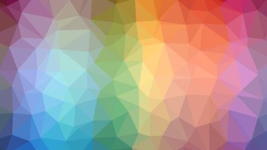 Renkli, üç taraflı düşük Poli, mozaik desen arka plan, vektör poligonal şekil grafiği, degrade, racio 1:1,777 Ultra Hd, 8 k ile Origami tarzı