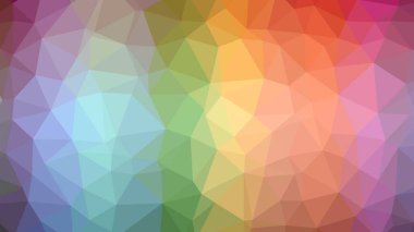 Renkli, üç taraflı düşük Poli, mozaik desen arka plan, vektör poligonal şekil grafiği, degrade, racio 1:1,777 Ultra Hd, 8 k ile Origami tarzı