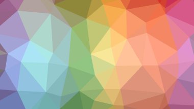 Renkli, üç taraflı düşük Poli, mozaik desen arka plan, vektör poligonal şekil grafiği, degrade, racio 1:1,777 Ultra Hd, 8 k ile Origami tarzı