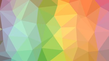 Renkli, üç taraflı düşük Poli, mozaik desen arka plan, vektör poligonal şekil grafiği, degrade, racio 1:1,777 Ultra Hd, 8 k ile Origami tarzı