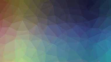 Renkli, üç taraflı düşük Poli, mozaik desen arka plan, vektör poligonal şekil grafiği, degrade, racio 1:1,777 Ultra Hd, 8 k ile Origami tarzı