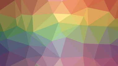 Renkli, üç taraflı düşük Poli, mozaik desen arka plan, vektör poligonal şekil grafiği, degrade, racio 1:1,777 Ultra Hd, 8 k ile Origami tarzı