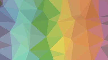 Renkli, üç taraflı düşük Poli, mozaik desen arka plan, vektör poligonal şekil grafiği, degrade, racio 1:1,777 Ultra Hd, 8 k ile Origami tarzı