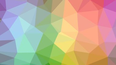 Renkli, üç taraflı düşük Poli, mozaik desen arka plan, vektör poligonal şekil grafiği, degrade, racio 1:1,777 Ultra Hd, 8 k ile Origami tarzı