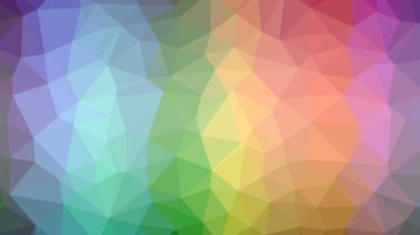 Renkli, üç taraflı düşük Poli, mozaik desen arka plan, vektör poligonal şekil grafiği, degrade, racio 1:1,777 Ultra Hd, 8 k ile Origami tarzı