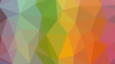 Renkli, üç taraflı düşük Poli, mozaik desen arka plan, vektör poligonal şekil grafiği, degrade, racio 1:1,777 Ultra Hd, 8 k ile Origami tarzı