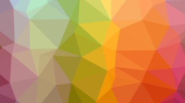 Renkli, üç taraflı düşük Poli, mozaik desen arka plan, vektör poligonal şekil grafiği, degrade, racio 1:1,777 Ultra Hd, 8 k ile Origami tarzı