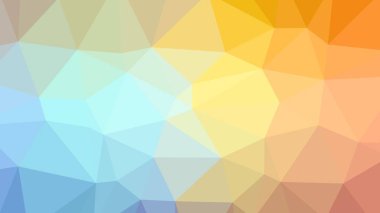 Renkli, üç taraflı düşük Poli, mozaik desen arka plan, vektör poligonal şekil grafiği, degrade, racio 1:1,777 Ultra Hd, 8 k ile Origami tarzı