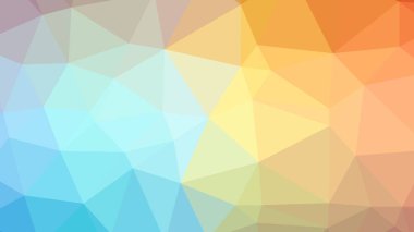 Renkli, üç taraflı düşük Poli, mozaik desen arka plan, vektör poligonal şekil grafiği, degrade, racio 1:1,777 Ultra Hd, 8 k ile Origami tarzı