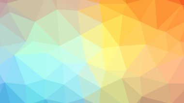 Renkli, üç taraflı düşük Poli, mozaik desen arka plan, vektör poligonal şekil grafiği, degrade, racio 1:1,777 Ultra Hd, 8 k ile Origami tarzı