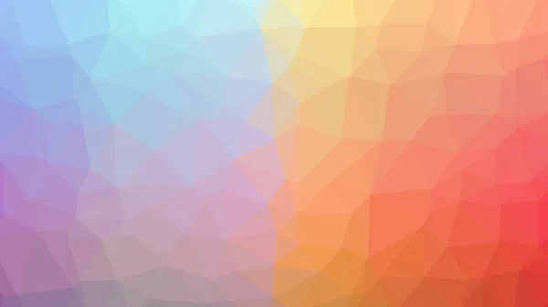 Colorful Triangular Low Poly Mosaic Pattern Background Vector Polygonal Illustration — Stock Photo, Image