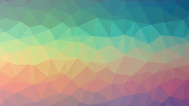 Renkli, üç taraflı düşük Poli, mozaik desen arka plan, vektör poligonal şekil grafiği, degrade, racio 1:1,777 Ultra Hd, 8 k ile Origami tarzı