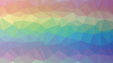 Renkli, üç taraflı düşük Poli, mozaik desen arka plan, vektör poligonal şekil grafiği, degrade, racio 1:1,777 Ultra Hd, 8 k ile Origami tarzı