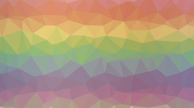 Renkli, üç taraflı düşük Poli, mozaik desen arka plan, vektör poligonal şekil grafiği, degrade, racio 1:1,777 Ultra Hd, 8 k ile Origami tarzı