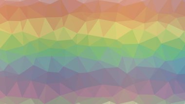 Renkli, üç taraflı düşük Poli, mozaik desen arka plan, vektör poligonal şekil grafiği, degrade, racio 1:1,777 Ultra Hd, 8 k ile Origami tarzı