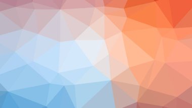 Renkli, üç taraflı düşük Poli, mozaik desen arka plan, vektör poligonal şekil grafiği, degrade, racio 1:1,777 Ultra Hd, 8 k ile Origami tarzı
