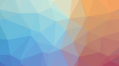 Renkli, üç taraflı düşük Poli, mozaik desen arka plan, vektör poligonal şekil grafiği, degrade, racio 1:1,777 Ultra Hd, 8 k ile Origami tarzı