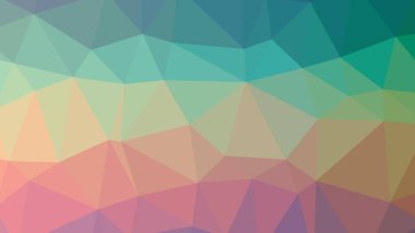 Renkli, üç taraflı düşük Poli, mozaik desen arka plan, vektör poligonal şekil grafiği, degrade, racio 1:1.777 Ultra Hd, 8 k ile Origami tarzı
