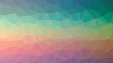 Renkli, üç taraflı düşük Poli, mozaik desen arka plan, vektör poligonal şekil grafiği, degrade, racio 1:1.777 Ultra Hd, 8 k ile Origami tarzı