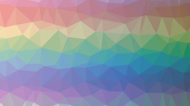 Renkli, üç taraflı düşük Poli, mozaik desen arka plan, vektör poligonal şekil grafiği, degrade, racio 1:1.777 Ultra Hd, 8 k ile Origami tarzı