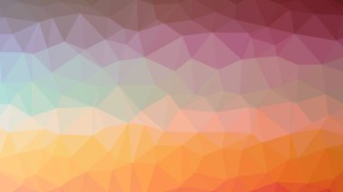 Renkli, üç taraflı düşük Poli, mozaik desen arka plan, vektör poligonal şekil grafiği, degrade, racio 1:1.777 Ultra Hd, 8 k ile Origami tarzı