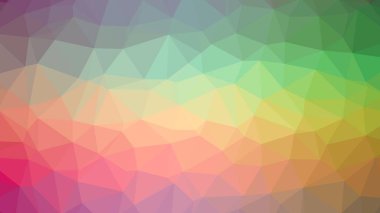 Renkli, üç taraflı düşük Poli, mozaik desen arka plan, vektör poligonal şekil grafiği, degrade, racio 1:1.777 Ultra Hd, 8 k ile Origami tarzı