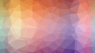 Renkli, üç taraflı düşük Poli, mozaik desen arka plan, vektör poligonal şekil grafiği, degrade, racio 1:1.777 Ultra Hd, 8 k ile Origami tarzı