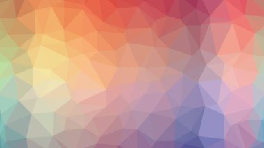 Renkli, üç taraflı düşük Poli, mozaik desen arka plan, vektör poligonal şekil grafiği, degrade, racio 1:1.777 Ultra Hd, 8 k ile Origami tarzı