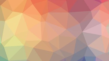 Renkli, üç taraflı düşük Poli, mozaik desen arka plan, vektör poligonal şekil grafiği, degrade, racio 1:1.777 Ultra Hd, 8 k ile Origami tarzı