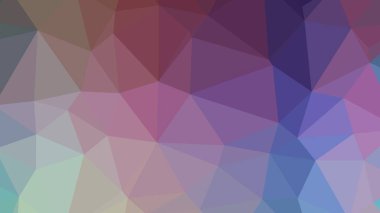 Renkli, üç taraflı düşük Poli, mozaik desen arka plan, vektör poligonal şekil grafiği, degrade, racio 1:1.777 Ultra Hd, 8 k ile Origami tarzı