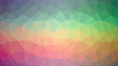 Renkli, üç taraflı düşük Poli, mozaik desen arka plan, vektör poligonal şekil grafiği, degrade, racio 1:1.777 Ultra Hd, 8 k ile Origami tarzı