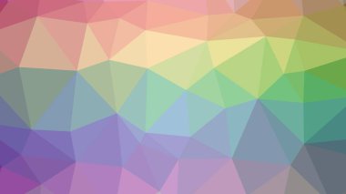 Renkli, üç taraflı düşük Poli, mozaik desen arka plan, vektör poligonal şekil grafiği, degrade, racio 1:1.777 Ultra Hd, 8 k ile Origami tarzı