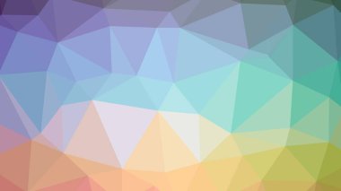 Renkli, üç taraflı düşük Poli, mozaik desen arka plan, vektör poligonal şekil grafiği, degrade, racio 1:1.777 Ultra Hd, 8 k ile Origami tarzı