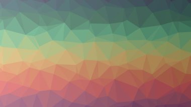 Renkli, üç taraflı düşük Poli, mozaik desen arka plan, vektör poligonal şekil grafiği, degrade, racio 1:1.777 Ultra Hd, 8 k ile Origami tarzı
