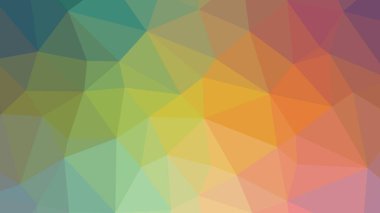 Renkli, üç taraflı düşük Poli, mozaik desen arka plan, vektör poligonal şekil grafiği, degrade, racio 1:1.777 Ultra Hd, 8 k ile Origami tarzı