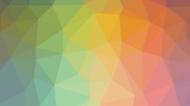 Renkli, üç taraflı düşük Poli, mozaik desen arka plan, vektör poligonal şekil grafiği, degrade, racio 1:1.777 Ultra Hd, 8 k ile Origami tarzı